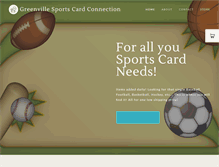 Tablet Screenshot of greenvillesportscardconnection.com